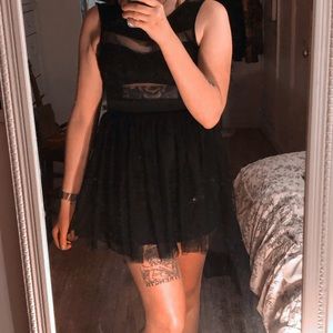 Black party dress